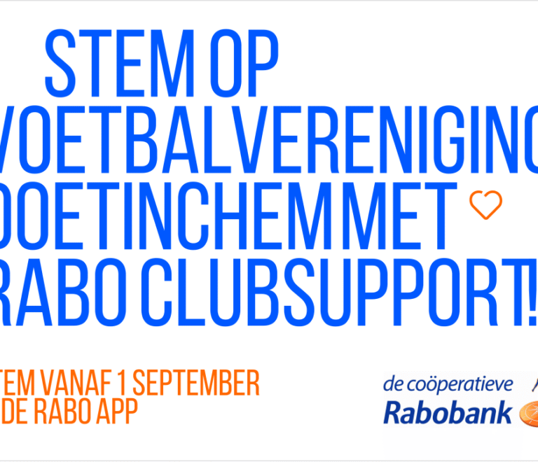 Steun de club met Rabo Clubsupport!